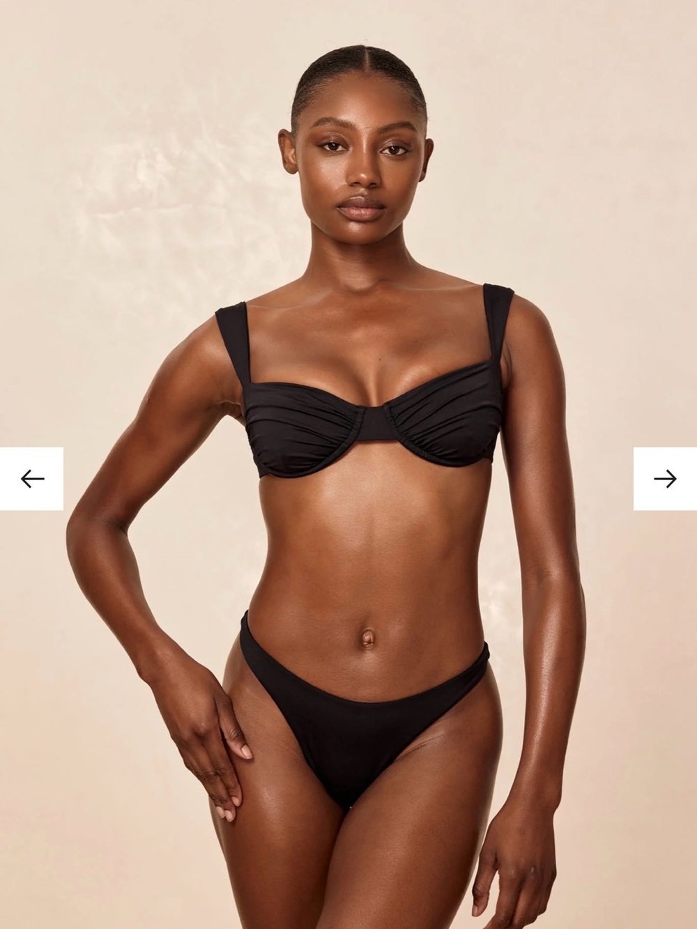 Monday Swimwear Malibu Top in Black